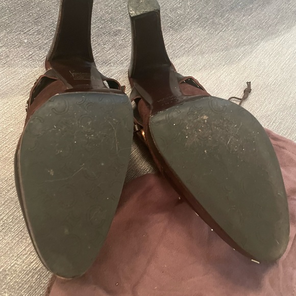 “Celine” brown booties, size 9 1/2. - Picture 2 of 4